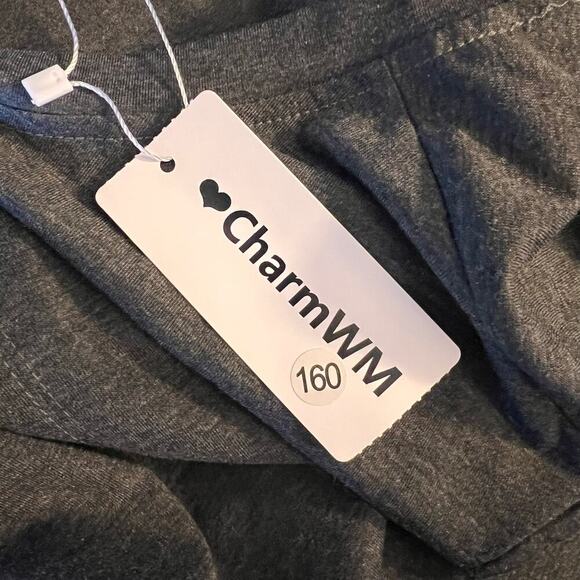 Romper by CharmWM. Gray with Side Pockets. No Size on Product. Measurements inc - Picture 5 of 5